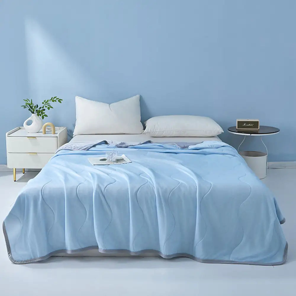 Sedge - Cooling Ice Silk Double-Sided Blanket, Wave