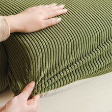 Mallow - Stretch Corduroy Sofa Cover, Modular Pieces
