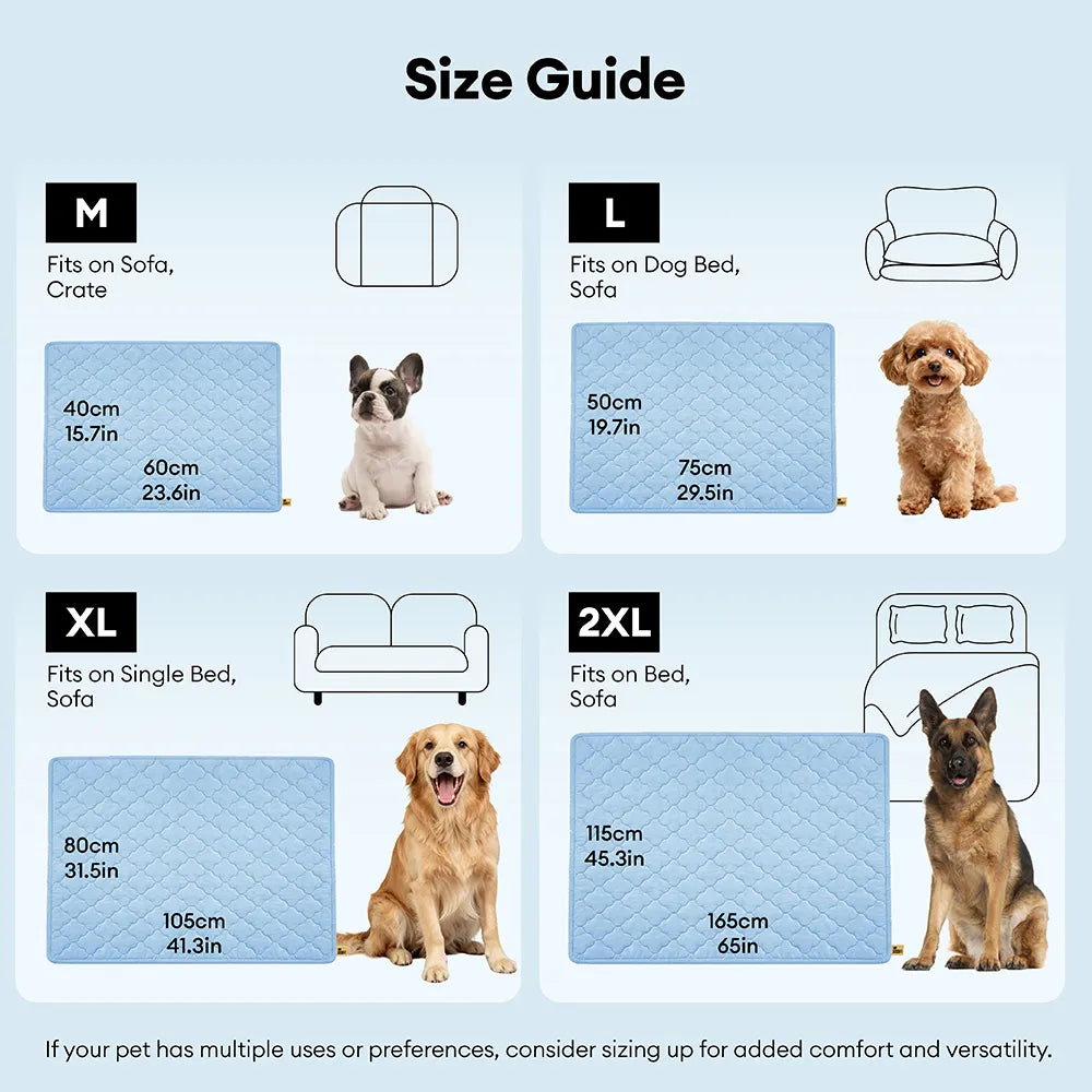 Dune - Cooling Dog Blanket, Double-Sided, Machine Washable