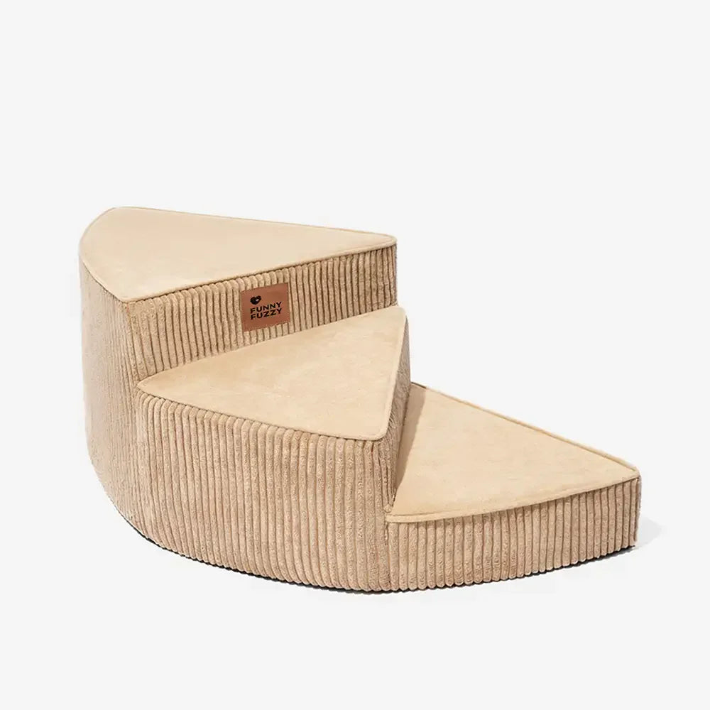 Reed - Corduroy Joint-Friendly Spiral Pet Stairs