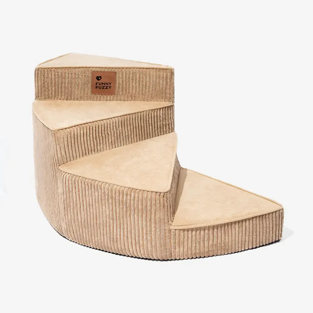 Reed - Corduroy Joint-Friendly Spiral Pet Stairs