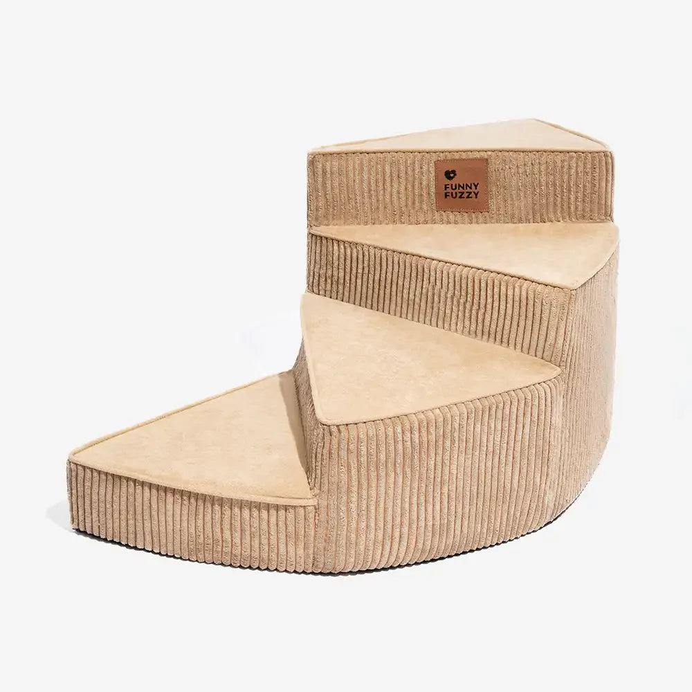 Reed - Corduroy Joint-Friendly Spiral Pet Stairs
