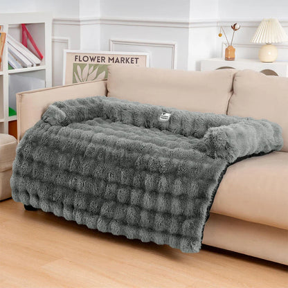 Vesta - Plush Calming Dog Sofa Protector Mat, Machine Washable