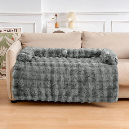 Vesta - Plush Calming Dog Sofa Protector Mat, Machine Washable