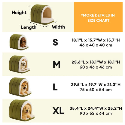 Thorne - 2-in-1 Cave-Style Deep Sleep Dog Bed
