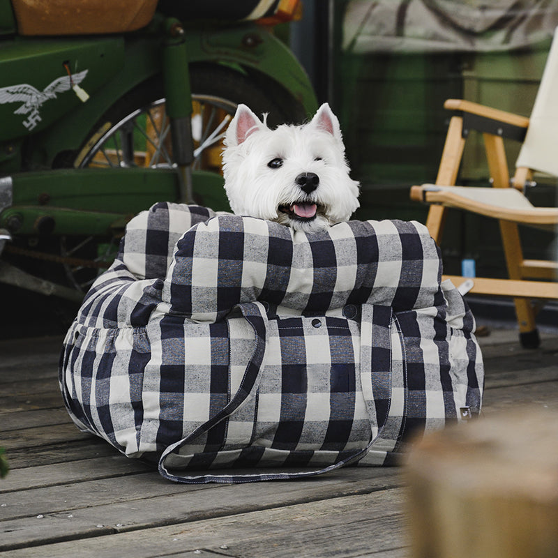 Grove - Portable Dog Car Booster Seat and Carrier Bag
