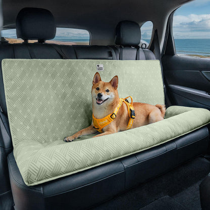 Strath - Cooling Bolster Dog Car Seat Bed with Safety Strap
