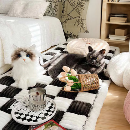 Quill - Chenille Dog Mat and Sofa Cover with Non-Slip Base