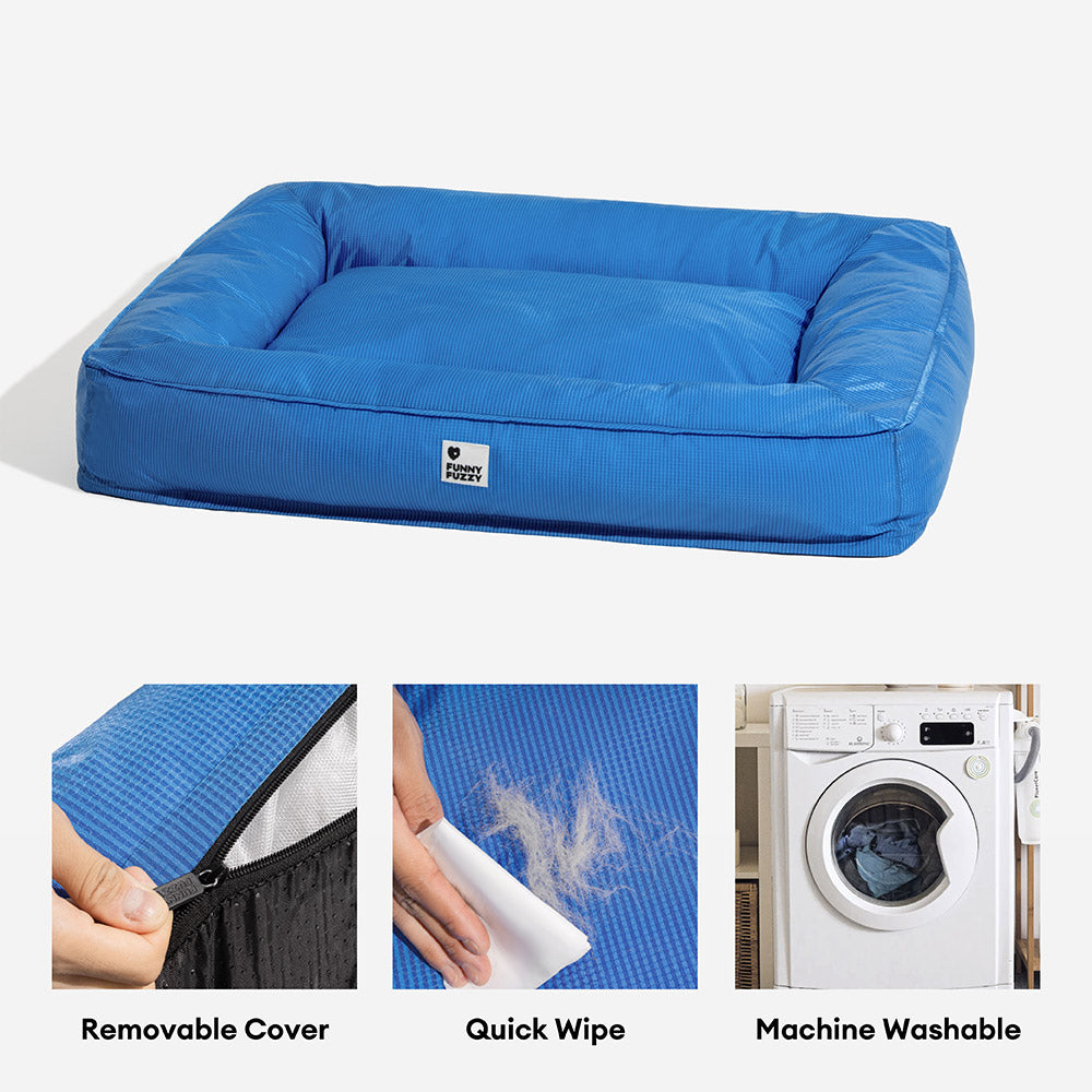 Fenn - Orthopedic Waterproof Bolster Dog Bed, Outdoor
