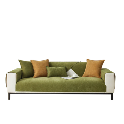 Halo - Herringbone Chenille Couch Cover, Waterproof and Antibacterial