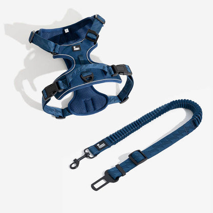 Briar - Adjustable Reflective Dog Car Seat Belt in Nylon