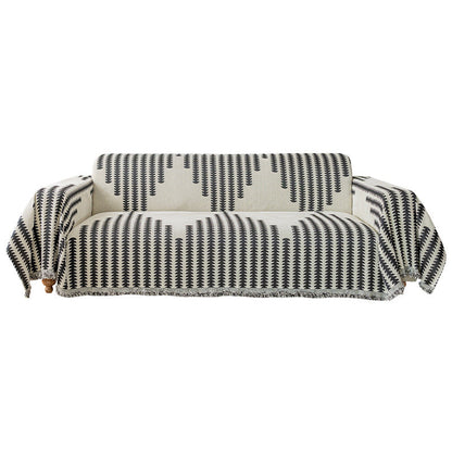 Marlow - Double-Sided Chenille Couch Throw and Scratch Guard