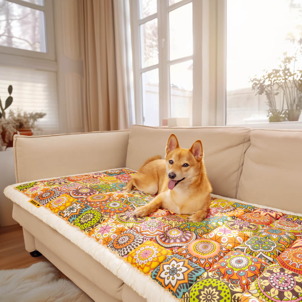 Holm - Quilted Cotton Garden Sofa Protector Cover