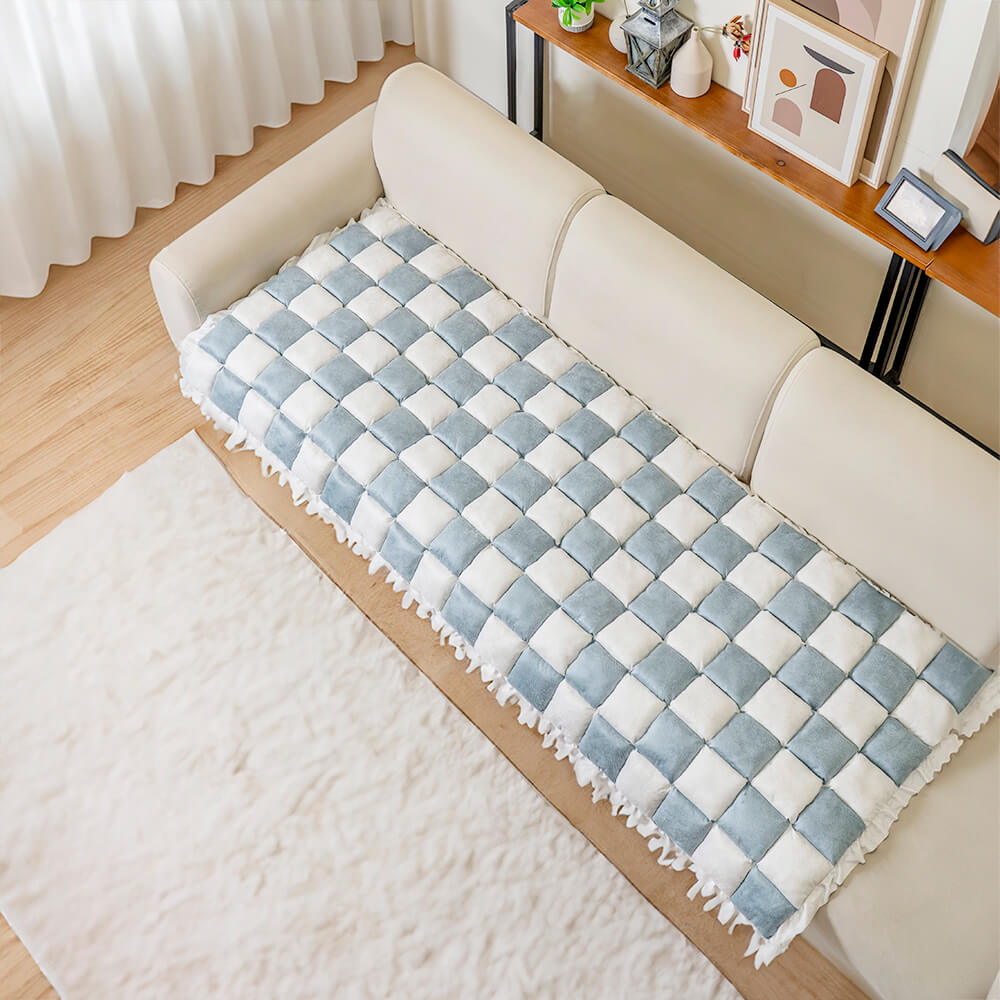 Quill - Chenille Dog Mat and Sofa Cover with Non-Slip Base