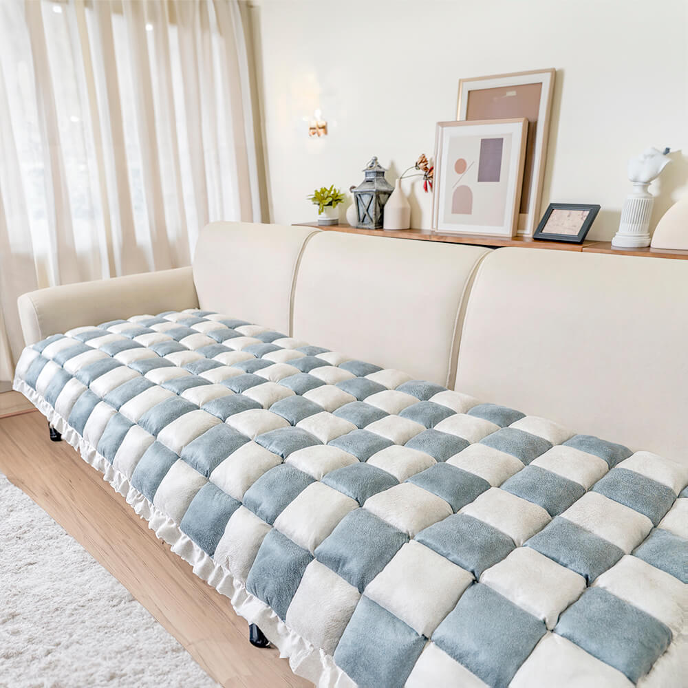 Quill - Chenille Dog Mat and Sofa Cover with Non-Slip Base