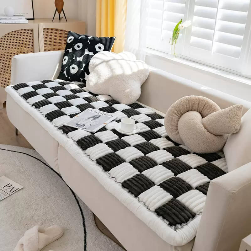 Quill - Chenille Dog Mat and Sofa Cover with Non-Slip Base