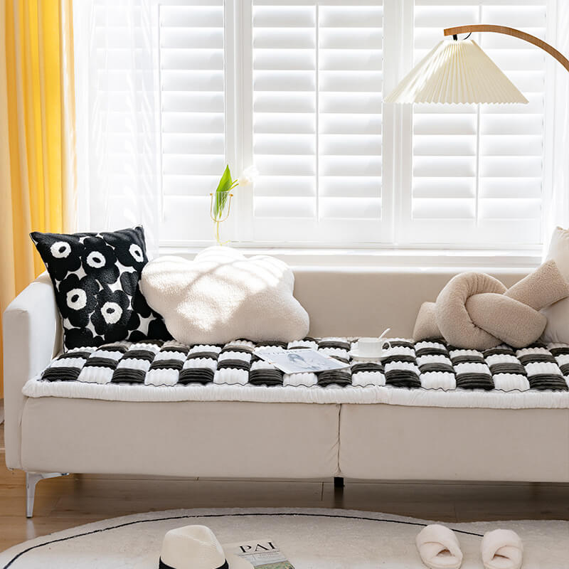 Quill - Chenille Dog Mat and Sofa Cover with Non-Slip Base