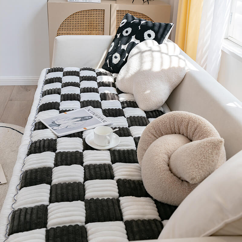 Quill - Chenille Dog Mat and Sofa Cover with Non-Slip Base