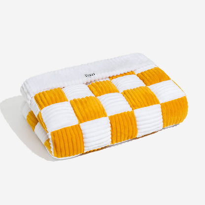 Aspen - Plaid Plush Dog Mat and Furniture Protector Cover