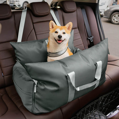 Linden - Dog Car Seat Bed with Safety Buckle, Dual-Use