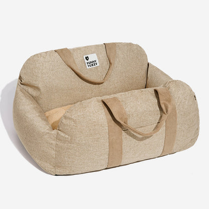 Linden - Dog Car Seat Bed with Safety Buckle, Dual-Use