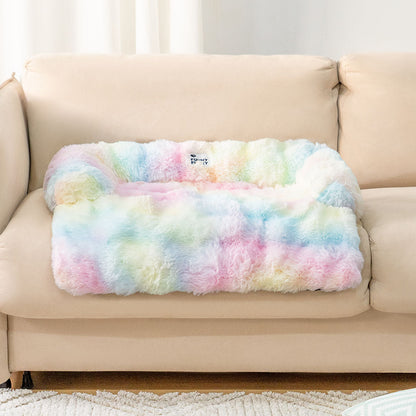 Vesta - Plush Calming Dog Sofa Protector Mat, Machine Washable