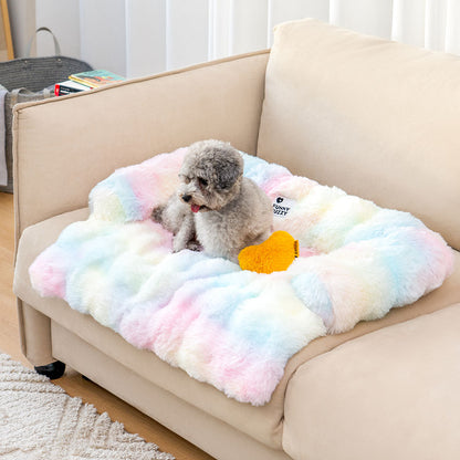 Vesta - Plush Calming Dog Sofa Protector Mat, Machine Washable