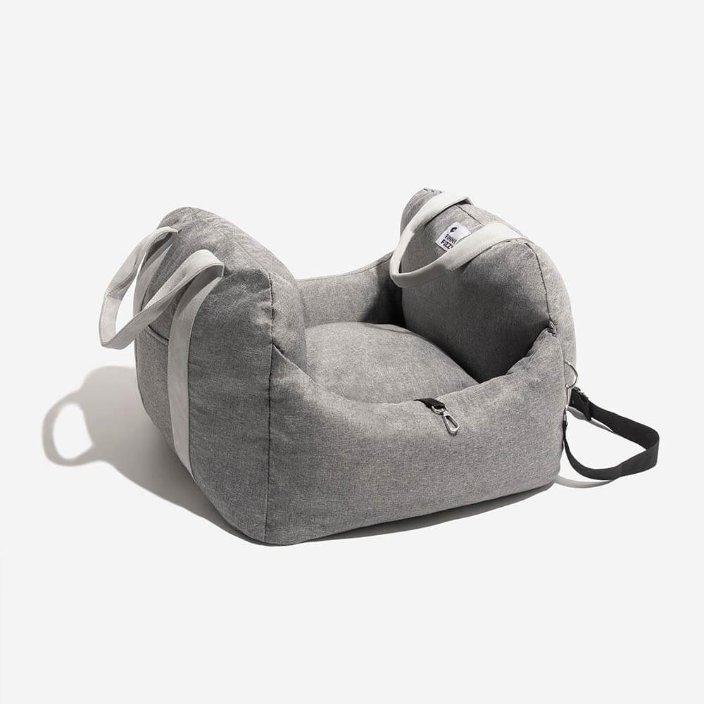 Linden - Dog Car Seat Bed with Safety Buckle, Dual-Use
