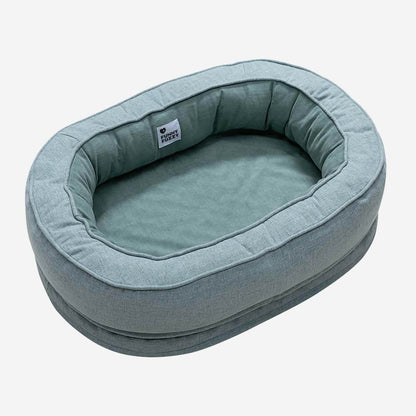 Larch - Orthopedic Donut Dog Bed, Raised Edges, Machine Washable