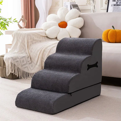 Holt - Adjustable Soft Dog Stairs with Ramp Option, 3 or 4 Step