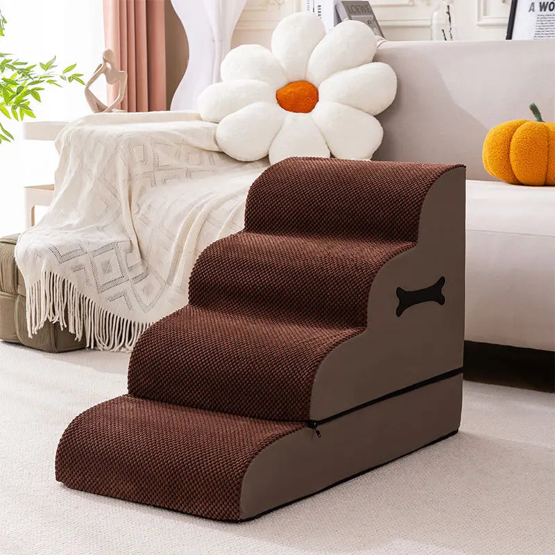 Holt - Adjustable Soft Dog Stairs with Ramp Option, 3 or 4 Step