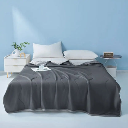 Sedge - Cooling Ice Silk Double-Sided Blanket, Wave