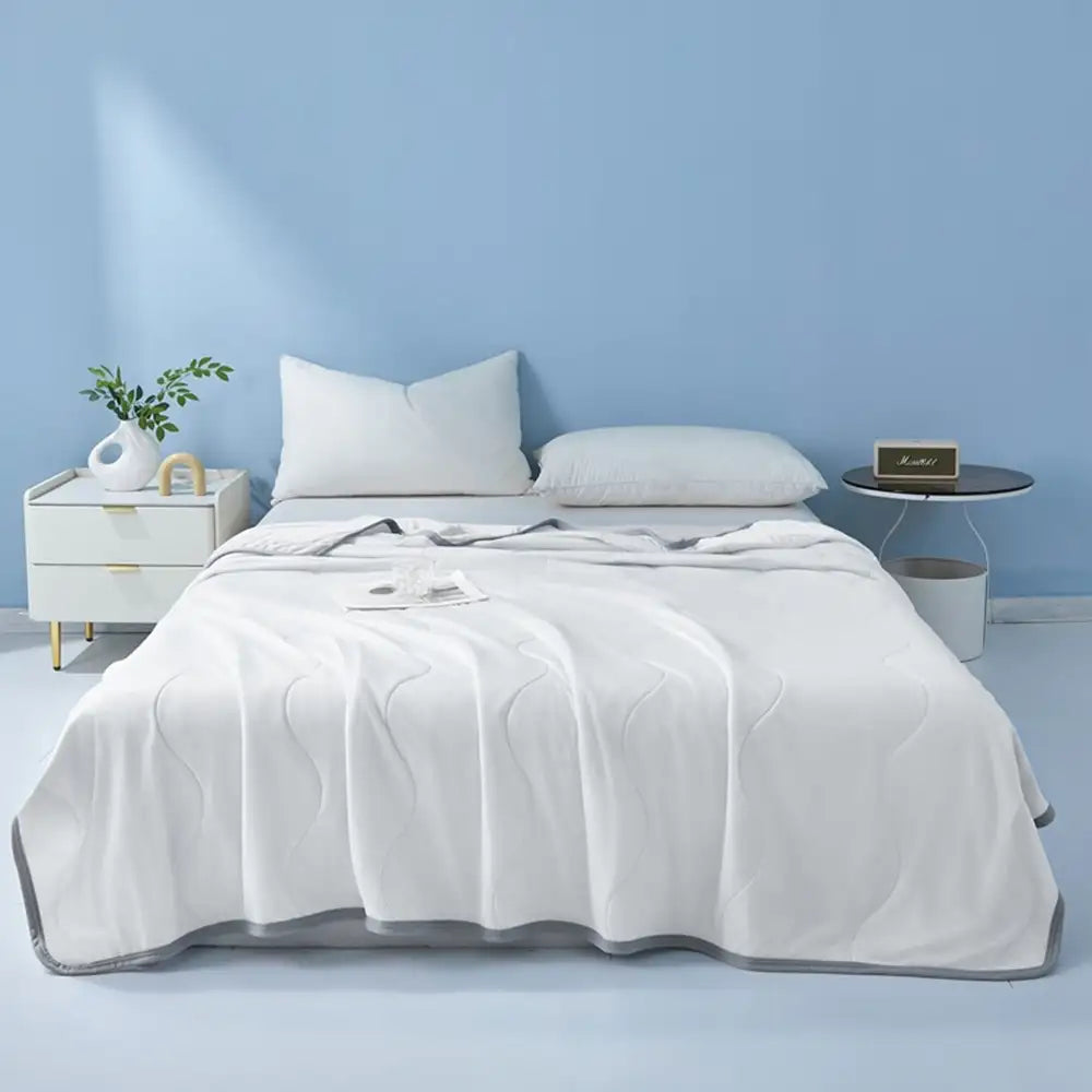 Sedge - Cooling Ice Silk Double-Sided Blanket, Wave