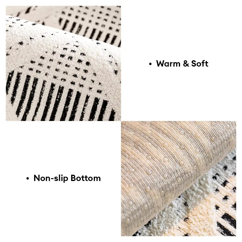 Carr - Anti-Scratch Plaid Chenille Couch Cover, Non-Slip