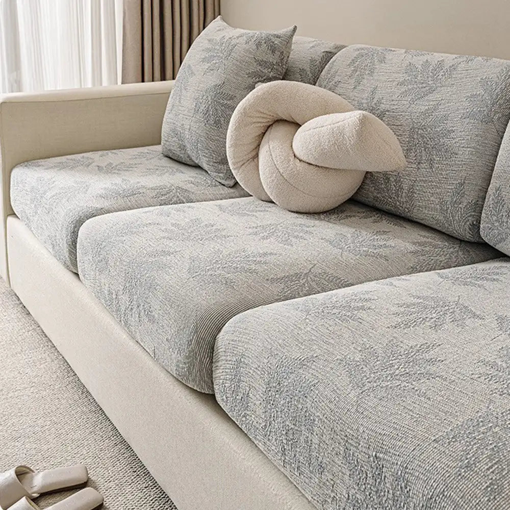 Yarrow - Elastic Chenille Anti-Scratch Full Couch Cover