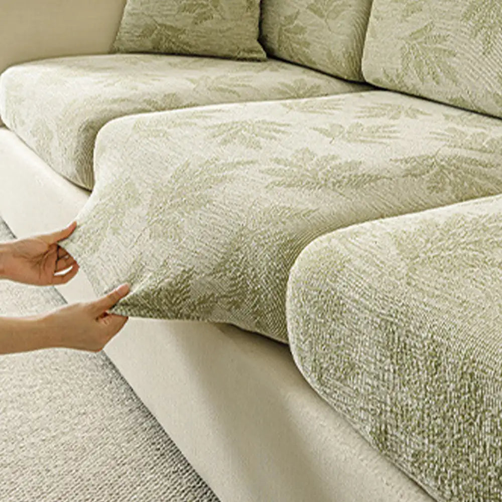 Yarrow - Elastic Chenille Anti-Scratch Full Couch Cover