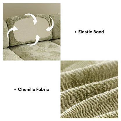 Yarrow - Elastic Chenille Anti-Scratch Full Couch Cover