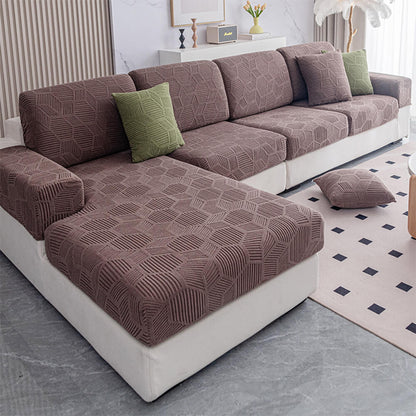 Glen - Stretch Honeycomb Ice Silk Couch Cover