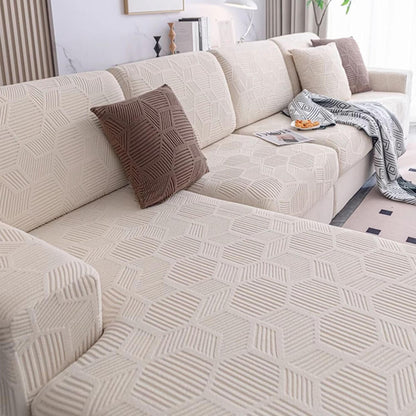 Glen - Stretch Honeycomb Ice Silk Couch Cover
