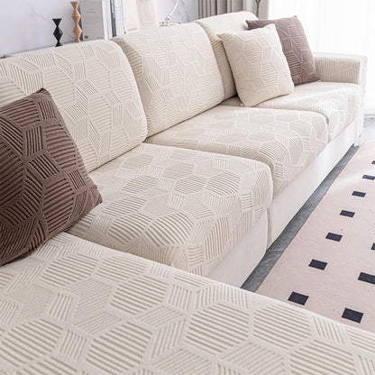 Glen - Stretch Honeycomb Ice Silk Couch Cover
