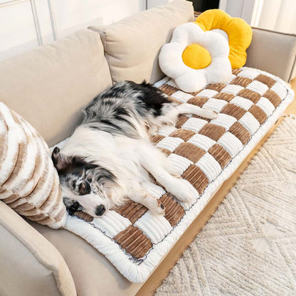 Quill - Chenille Dog Mat and Sofa Cover with Non-Slip Base