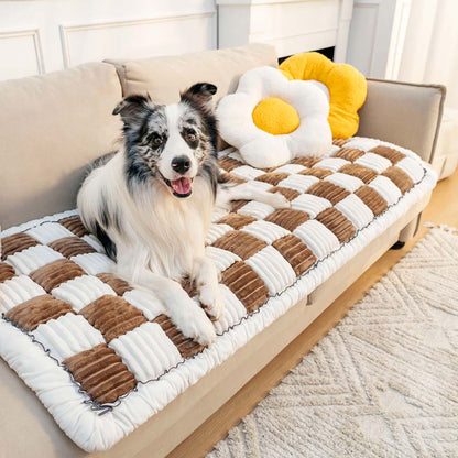 Quill - Chenille Dog Mat and Sofa Cover with Non-Slip Base