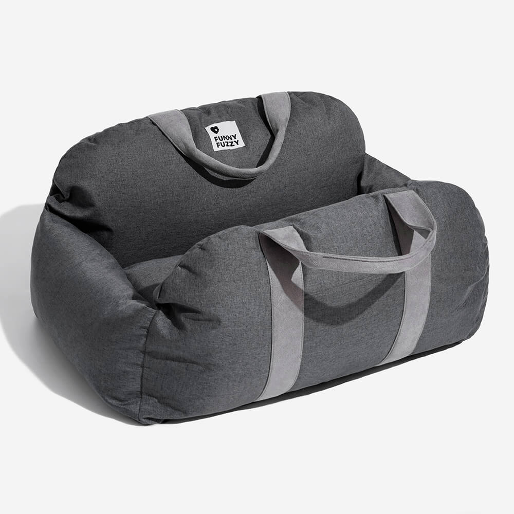 Linden - Dog Car Seat Bed with Safety Buckle, Dual-Use