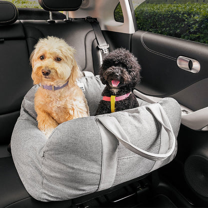 Linden - Dog Car Seat Bed with Safety Buckle, Dual-Use