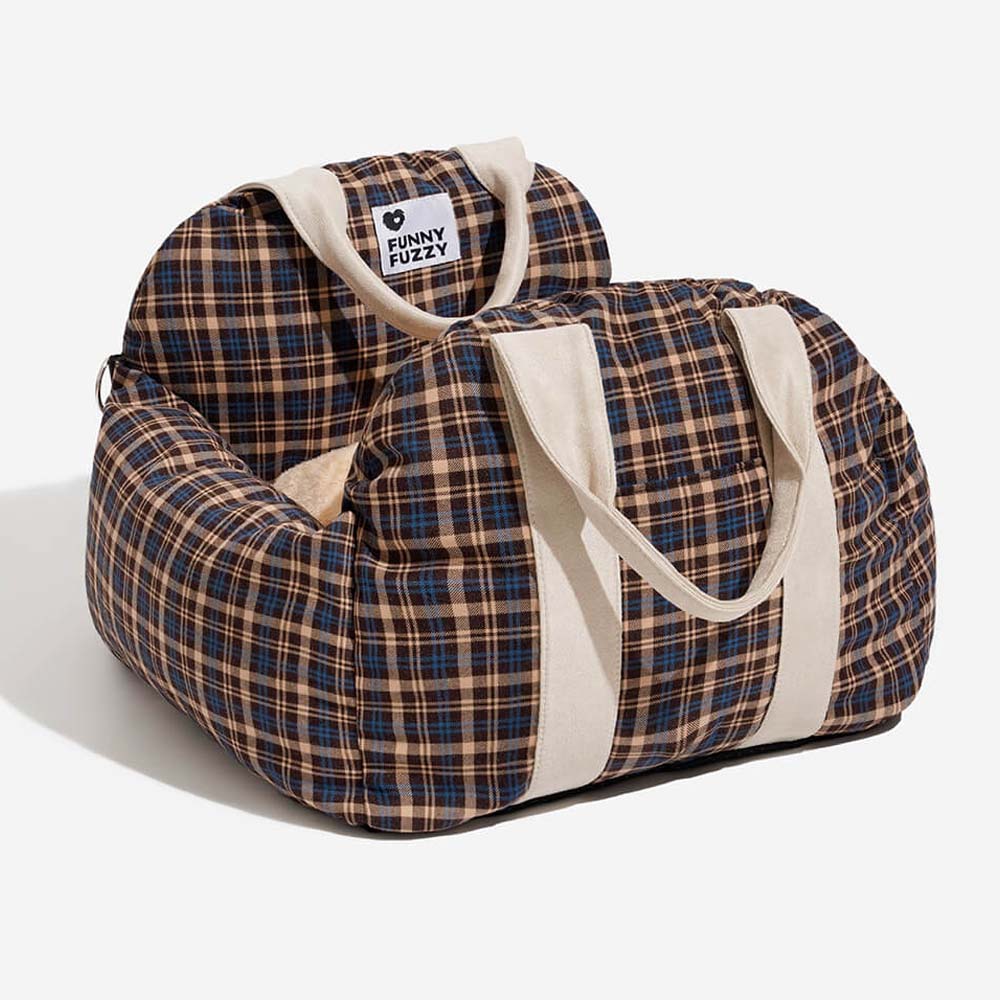 Linden - Dog Car Seat Bed with Safety Buckle, Dual-Use