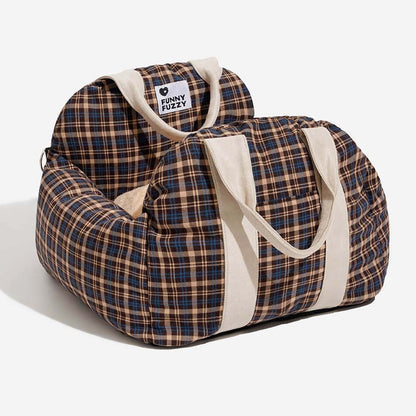 Linden - Dog Car Seat Bed with Safety Buckle, Dual-Use