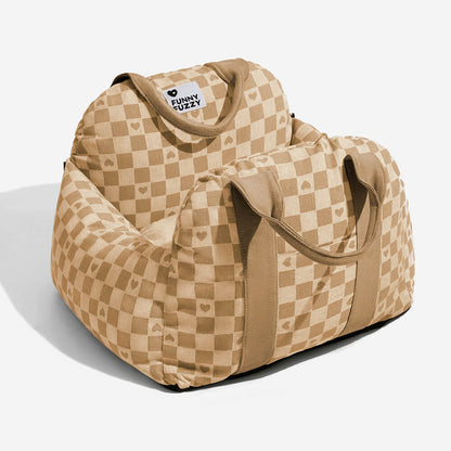 Linden - Dog Car Seat Bed with Safety Buckle, Dual-Use