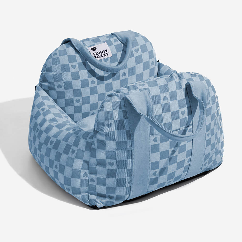 Linden - Dog Car Seat Bed with Safety Buckle, Dual-Use