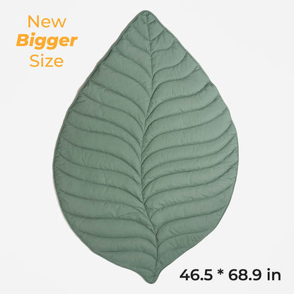Hadley - Leaf-Shaped Dog Blanket in Cotton and Polyester