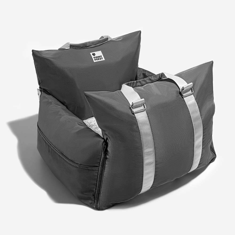 Linden - Dog Car Seat Bed with Safety Buckle, Dual-Use